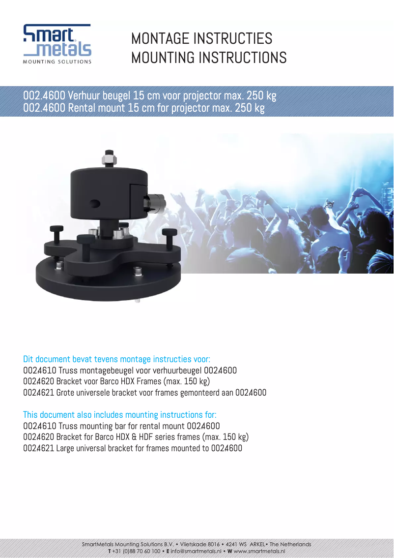 Page n°1 - Manuel utilisateur SmartMetals 002.4620