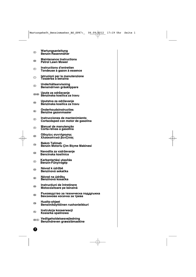 Page n°1 - Manuel utilisateur Einhell GE-PM 51 VS B&S ECO