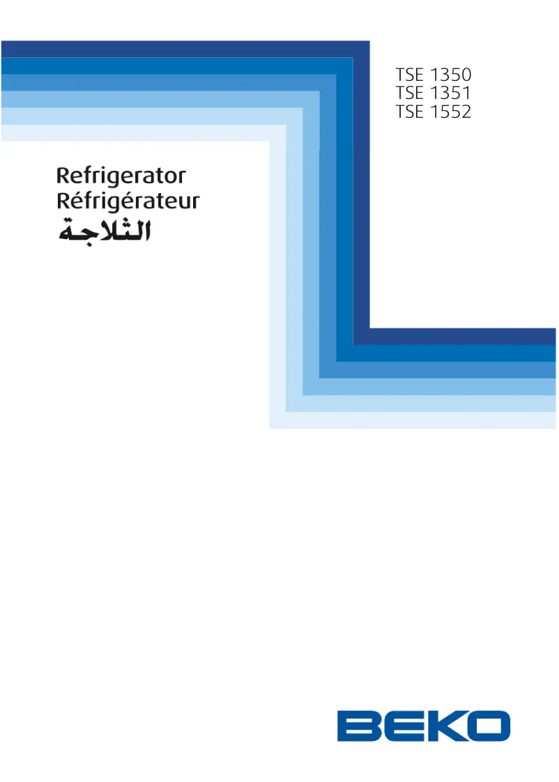 Image de la première page du manuel de l'appareil TSE 1350