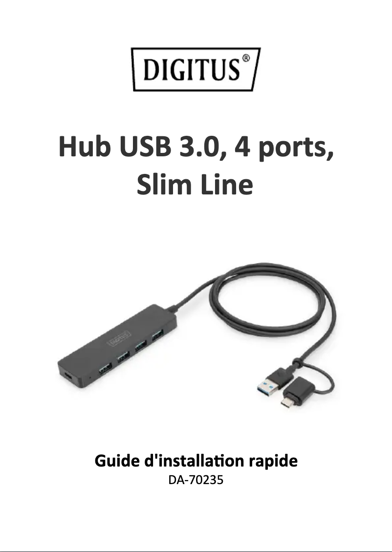 Image de la première page du manuel de l'appareil DA-70236