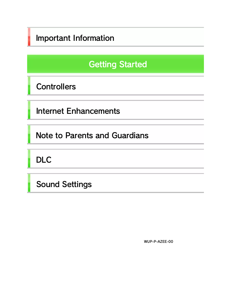 Page 1 de la notice Manuel utilisateur Nintendo Batman - Arkham Origins (Wii U)