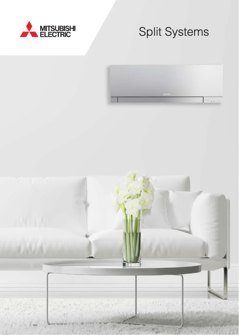 Page 1 de la notice Fiche technique Mitsubishi MSZ-EF35VE2