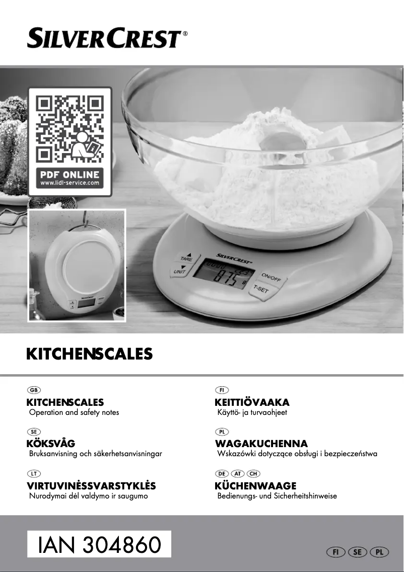 Page n°1 - Manuel utilisateur SilverCrest HG04425A