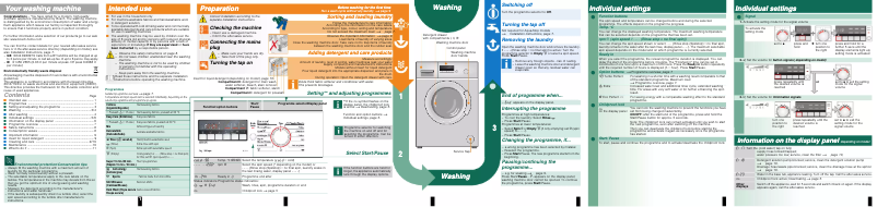 Page n°1 - Manuel utilisateur Bosch WAB 24266