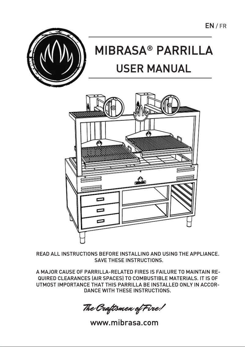 Page n°1 - Manuel utilisateur Mibrasa GMB 160