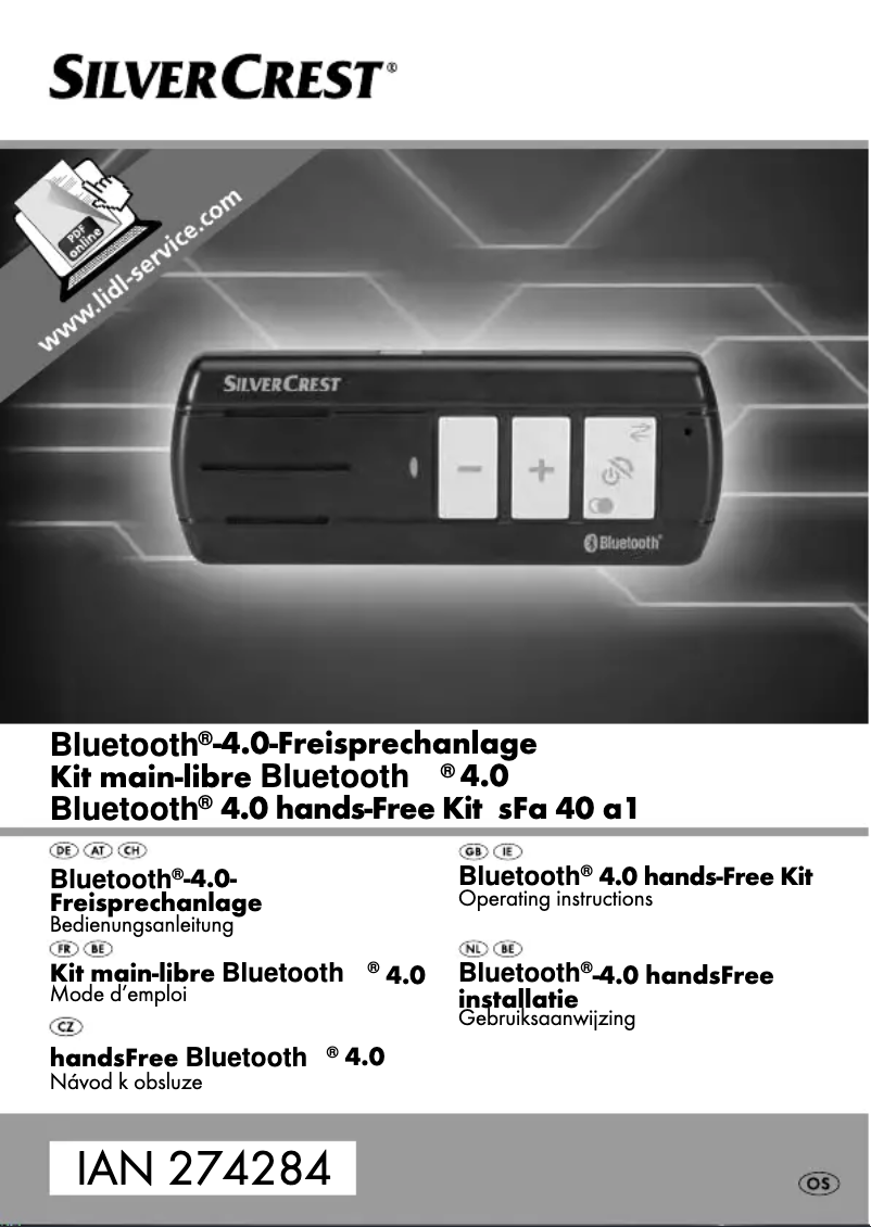 Page n°1 - Manuel utilisateur SilverCrest SLE 265 B3
