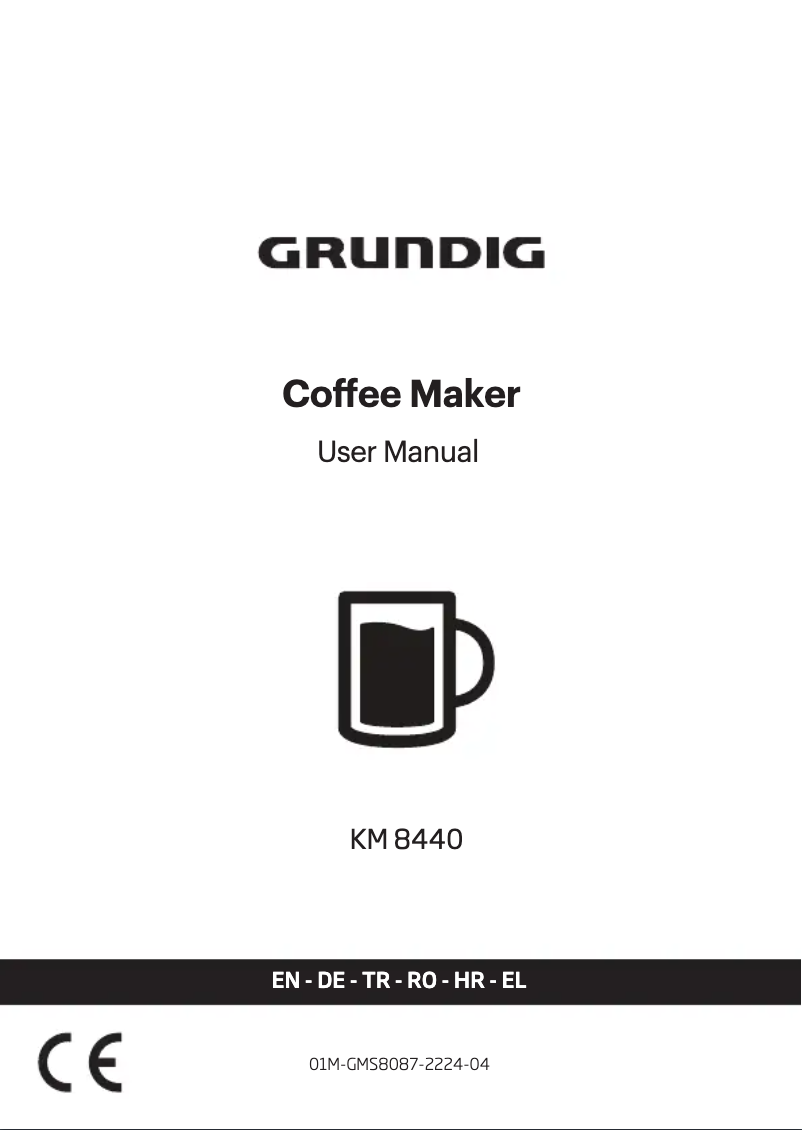 Image de la première page du manuel de l'appareil KM 8440