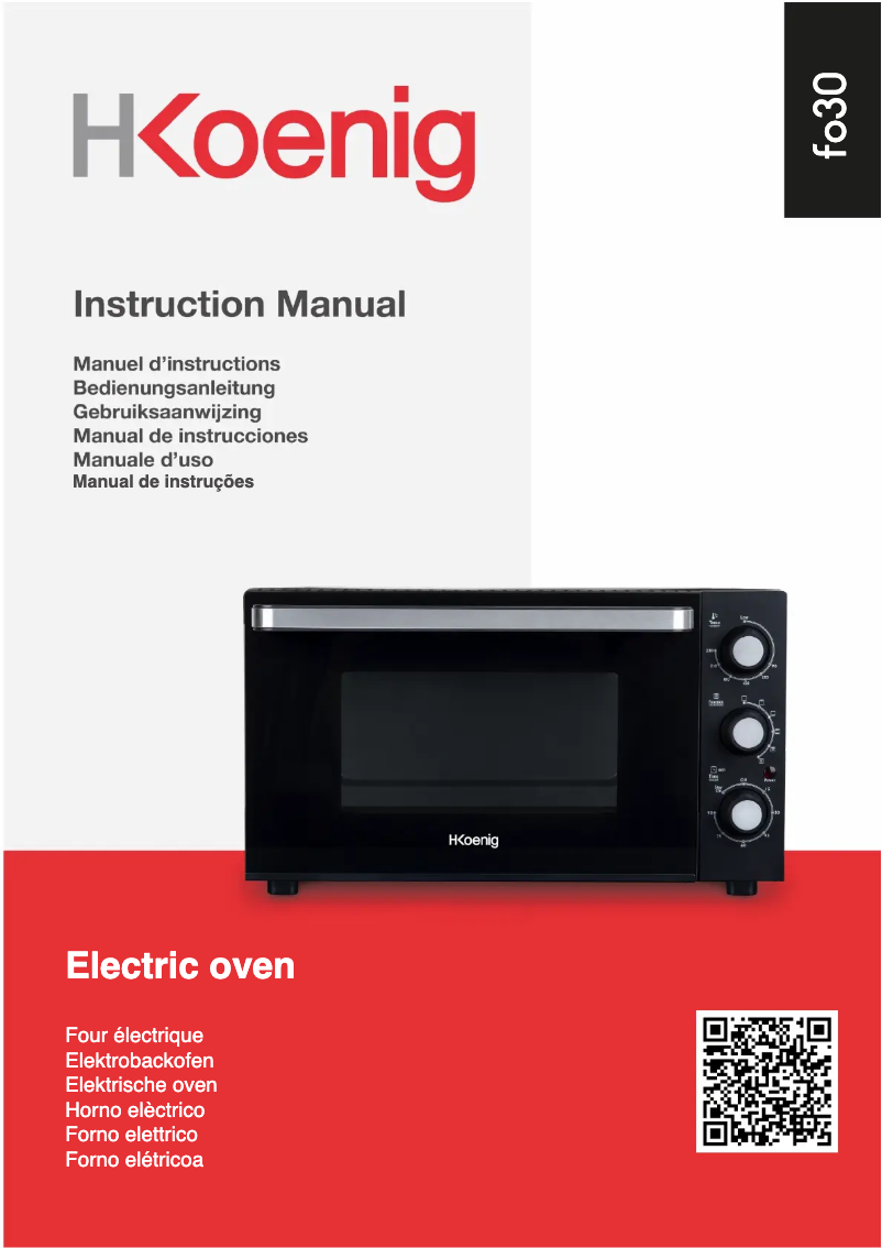 Image de la première page du manuel de l'appareil FO30