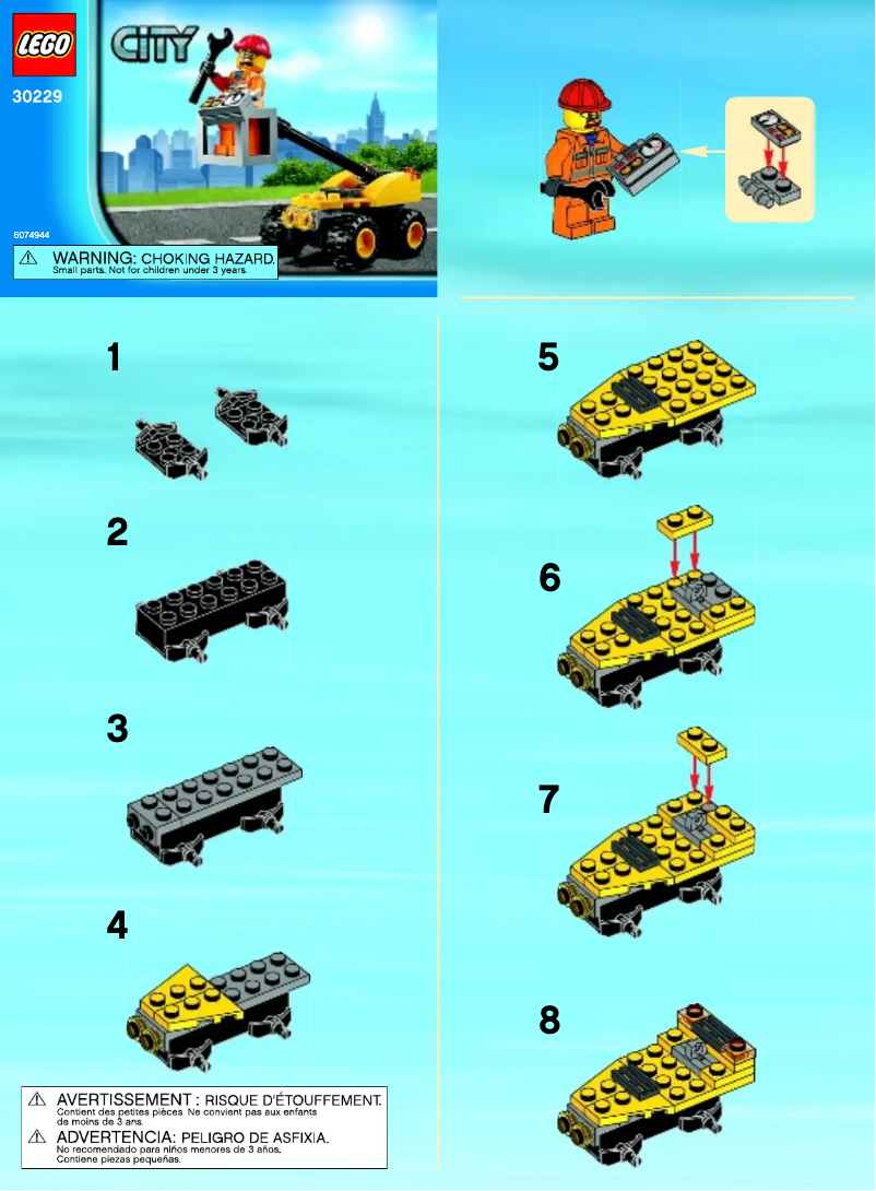 Image de la première page du manuel de l'appareil Repair Lift 30229