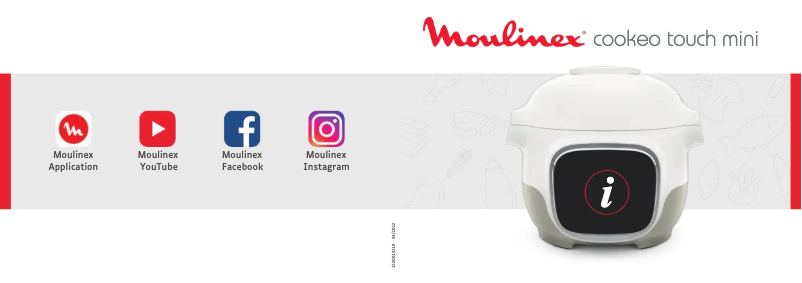 Image de la première page du manuel de l'appareil Cookeo CE922110