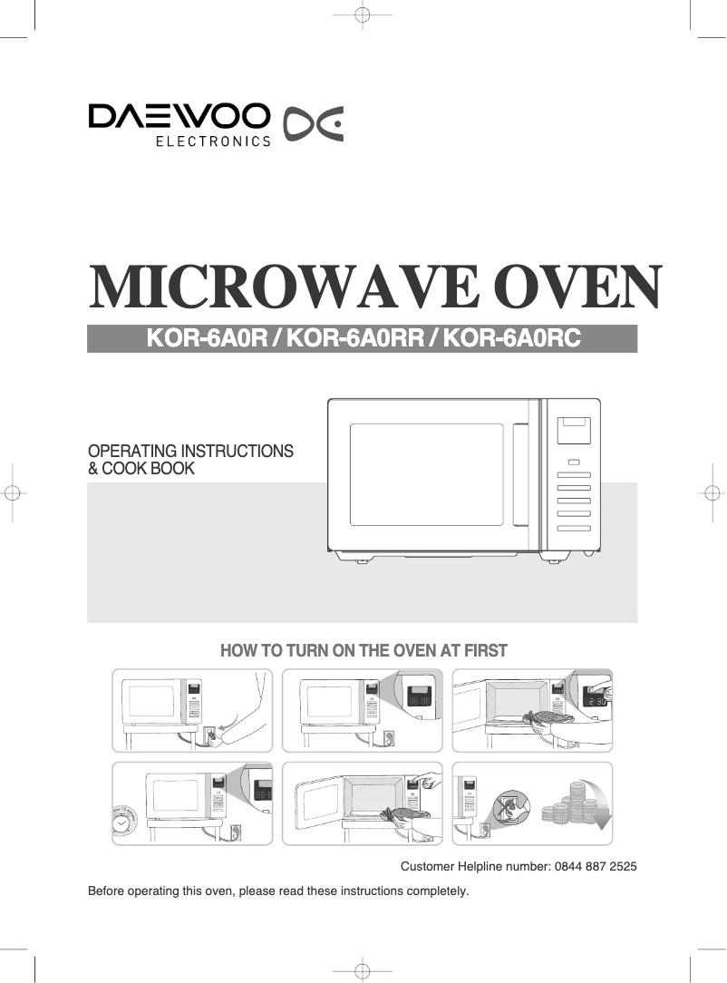 Page 1 de la notice Manuel utilisateur Daewoo KOR-6A0RC