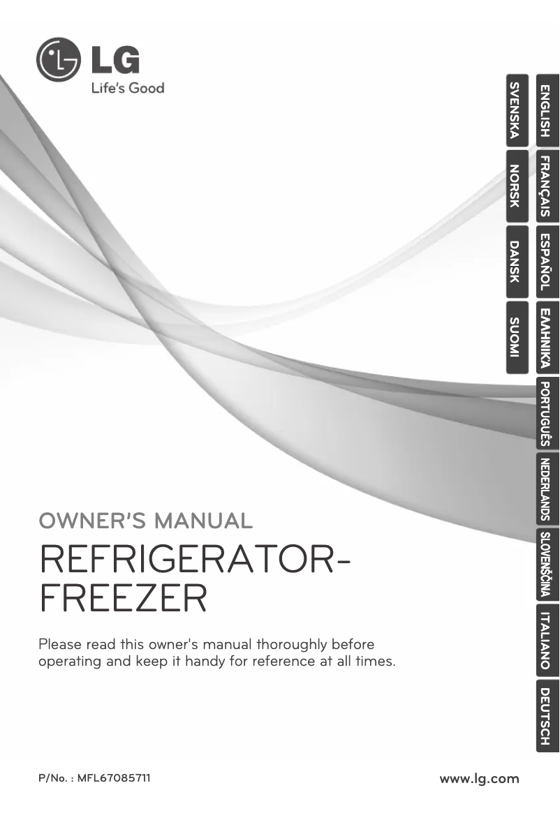 Image de la première page du manuel de l'appareil GT9180AEBW