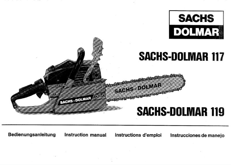 Page n°1 - Manuel utilisateur Dolmar 119