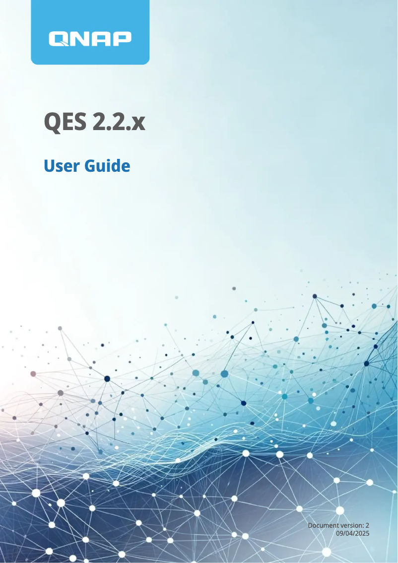 Page n°1 - Manuel utilisateur QNAP ES1640DC