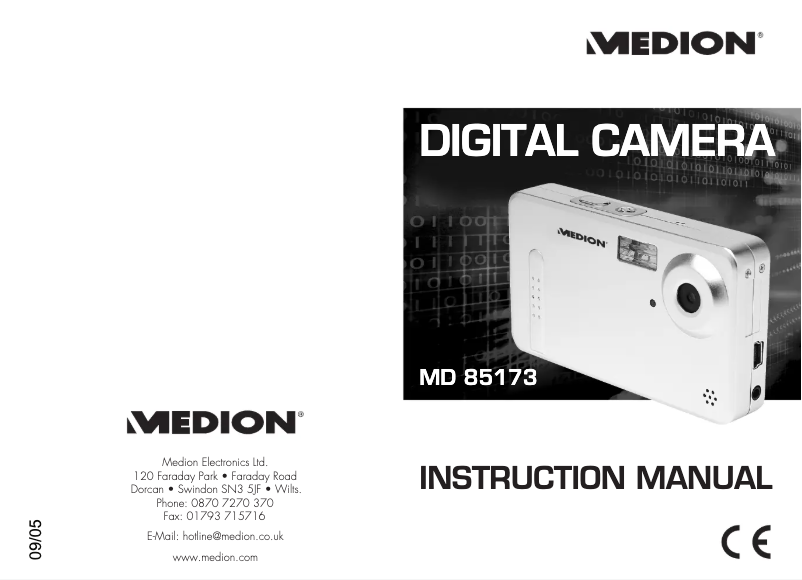 Page 1 de la notice Manuel utilisateur Medion MD 85173