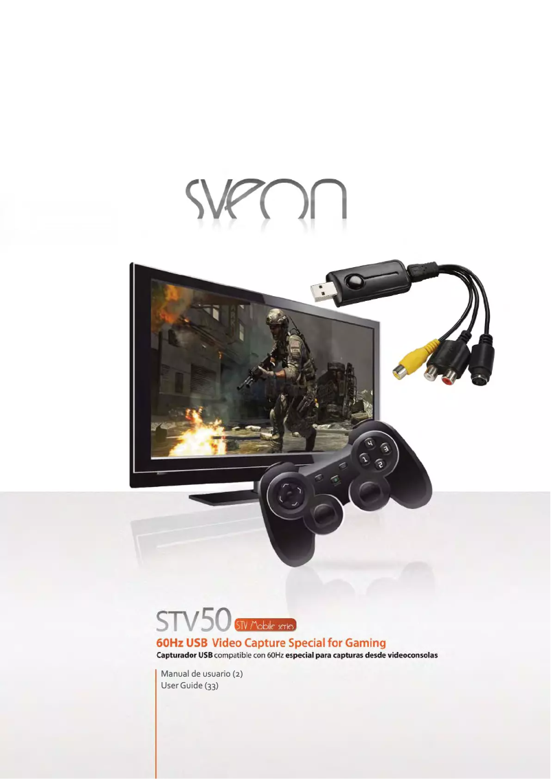 Page n°1 - Manuel utilisateur Sveon STV50