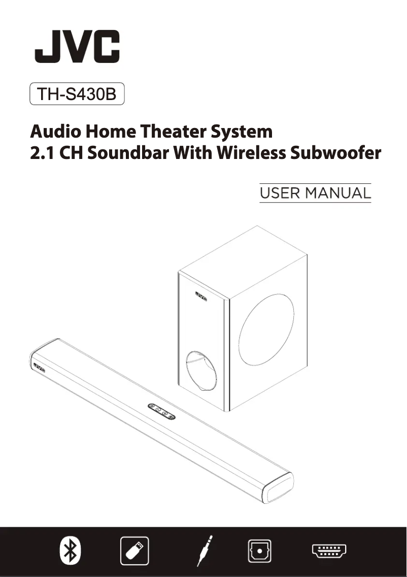 Image de la première page du manuel de l'appareil TH-S430B