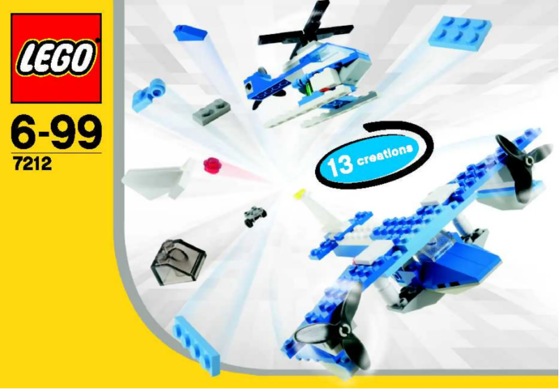 Page n°1 - Manuel utilisateur Lego 7212