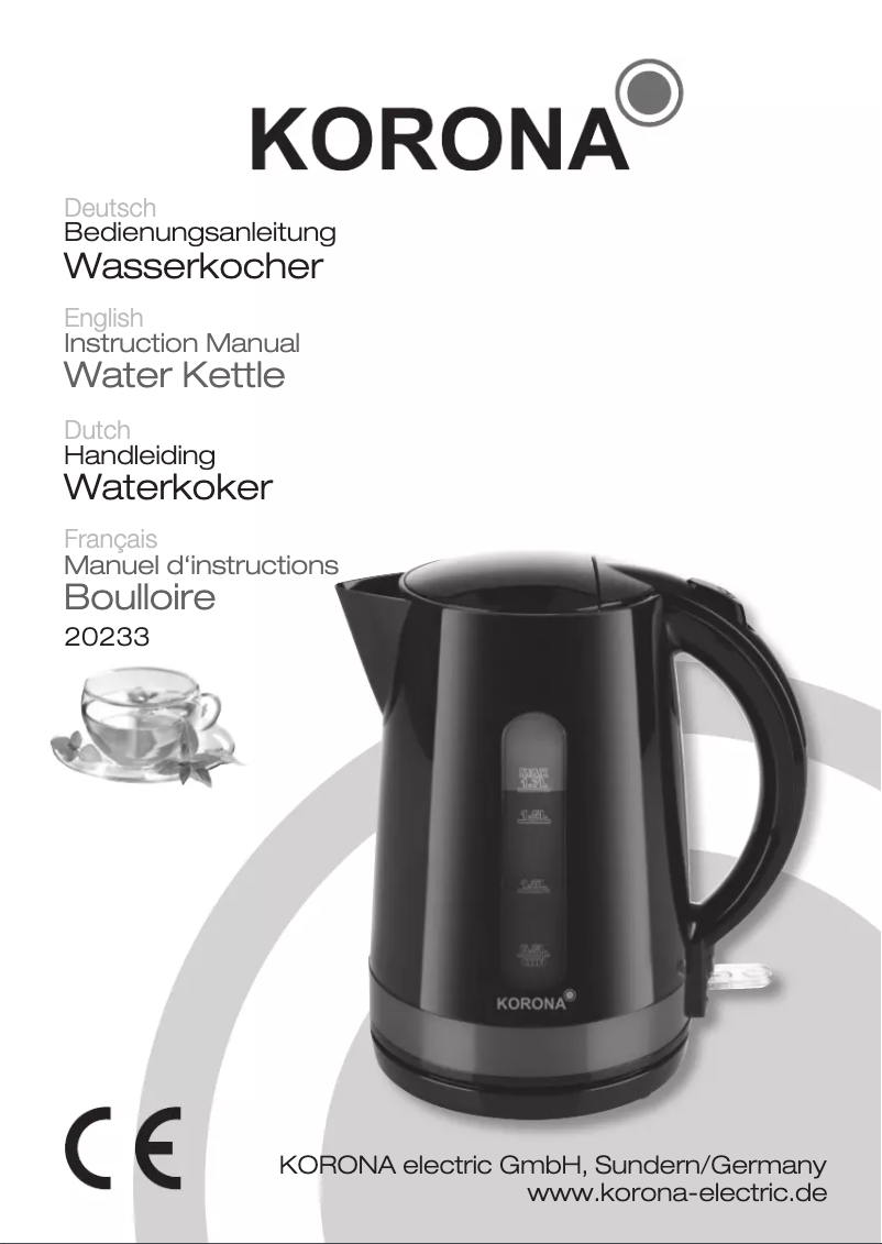 Image de la première page du manuel de l'appareil 20233