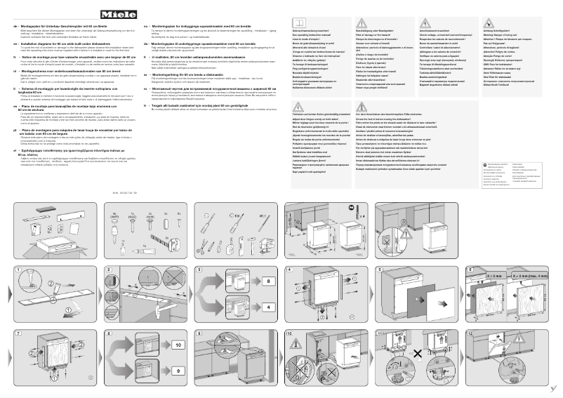 Page n°1 - Manuel utilisateur Miele G 6410 U
