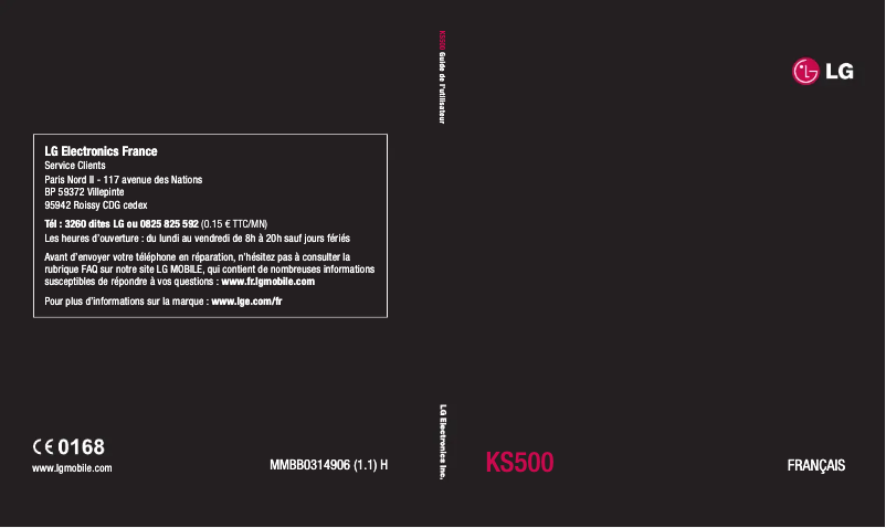 Imagen de la primera página del manual del dispositivo KS500