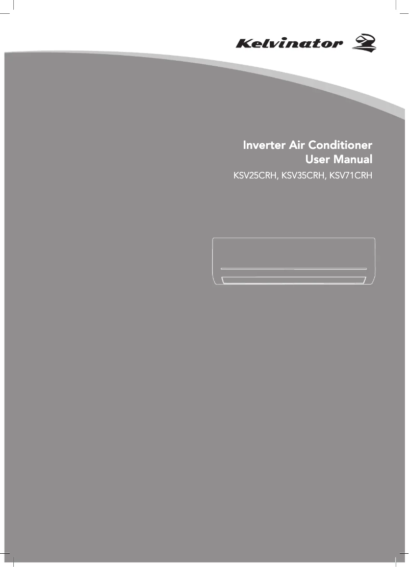 Image de la première page du manuel de l'appareil KSV71CRH