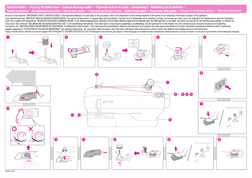 Image de la première page du manuel de l'appareil XR-7700