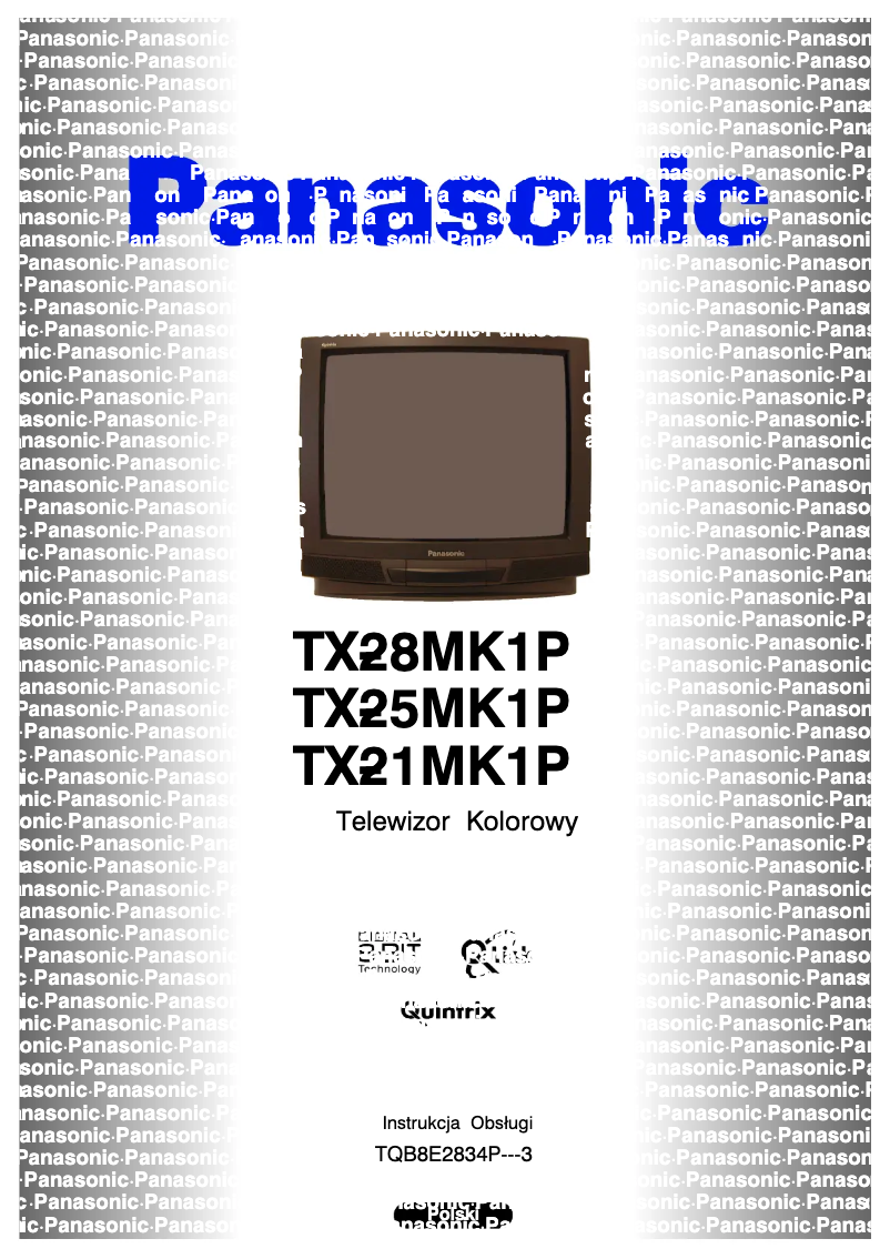 Page 1 de la notice Manuel utilisateur Panasonic TX-28MK1P