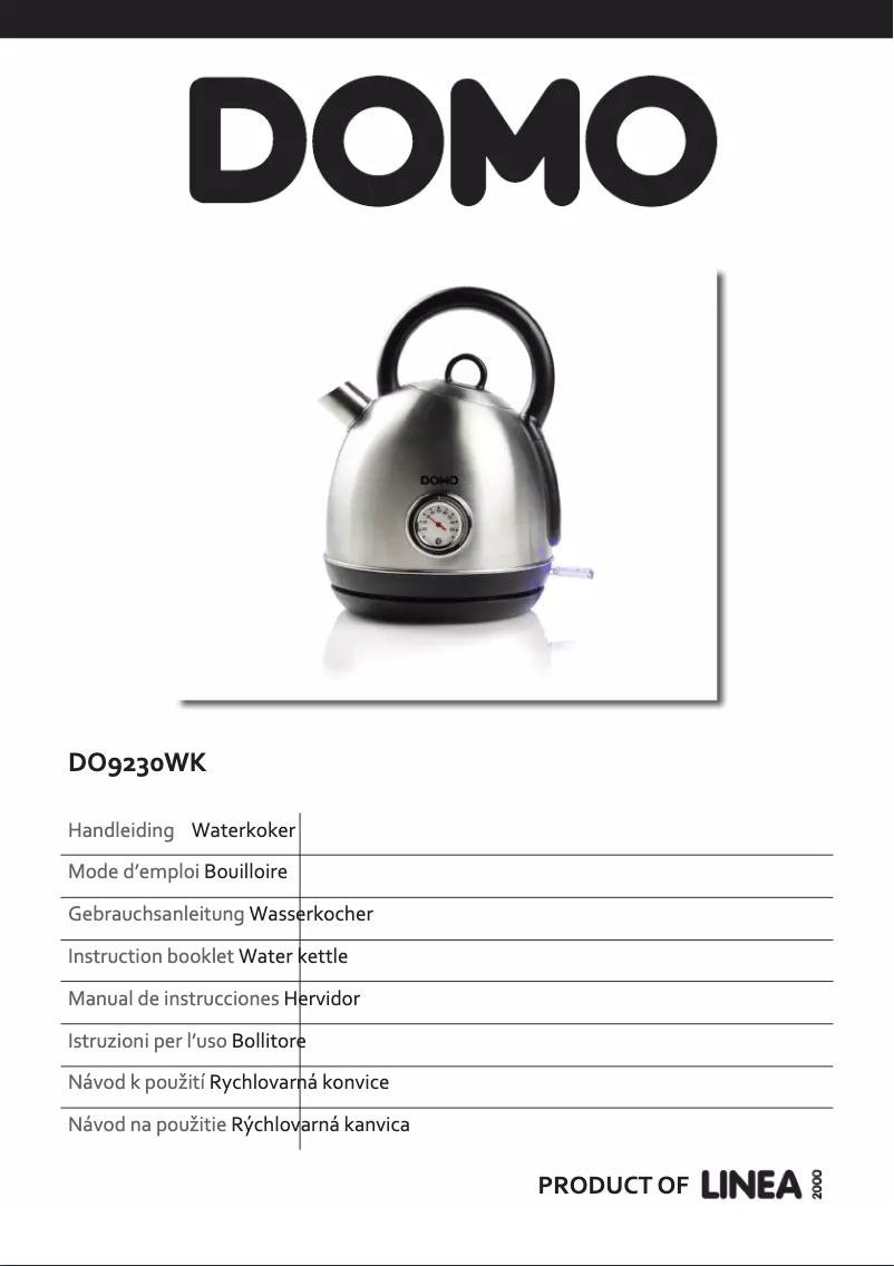 Page 1 de la notice Manuel utilisateur Domo DO9230WK