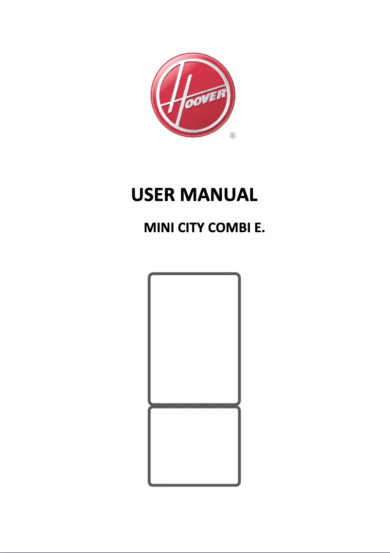 Page n°1 - Manuel utilisateur Hoover H-FRIDGE 300 HMCL 5174X