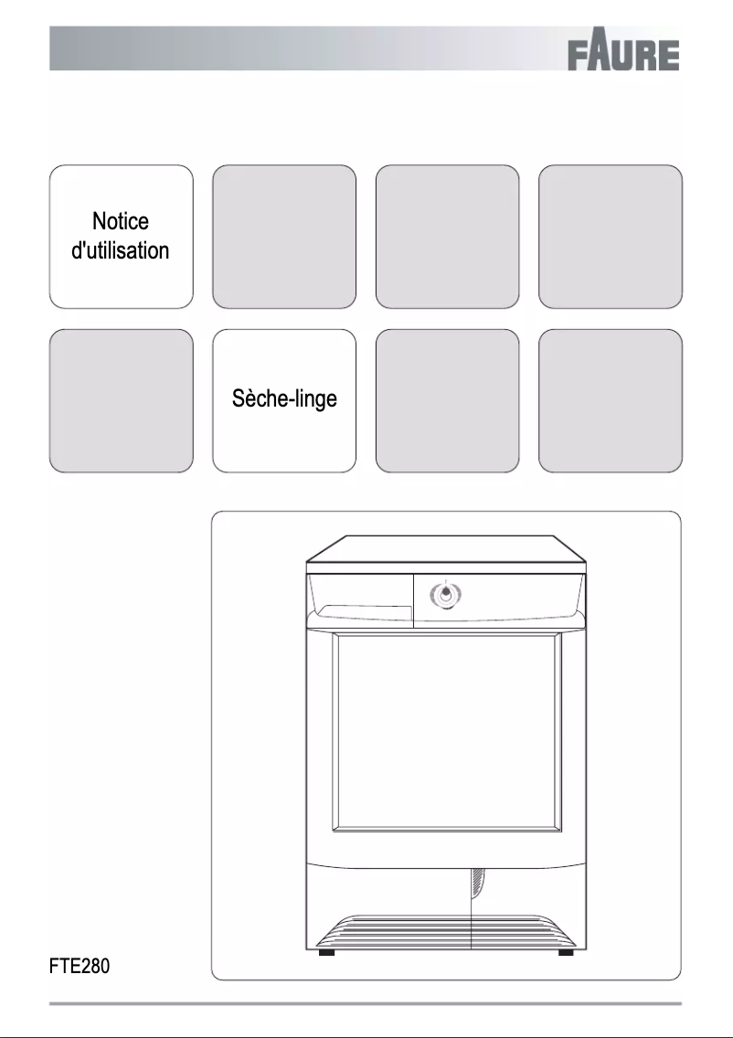 Page n°1 - Manuel utilisateur Faure FTE280