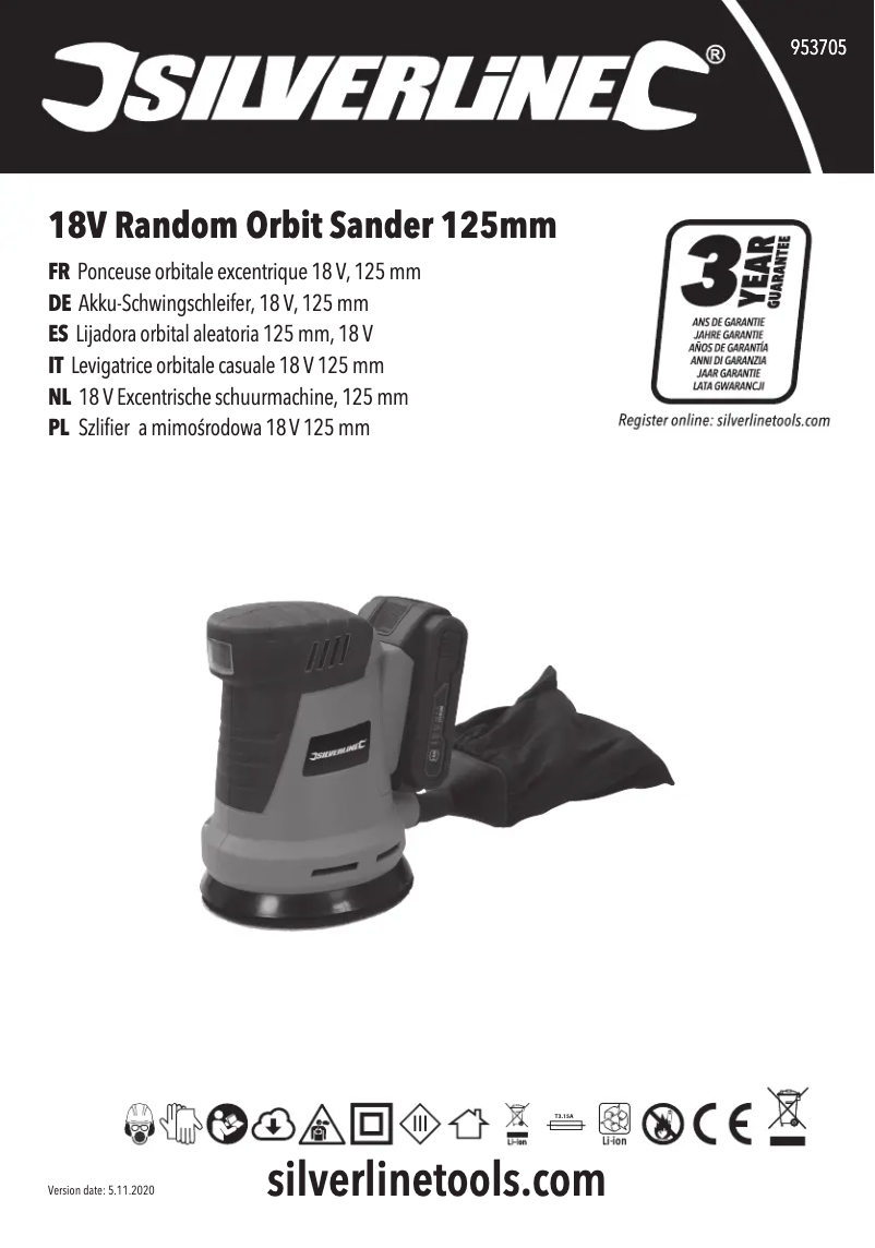 Página 1 del manual Manual de usuario Silverline 953705