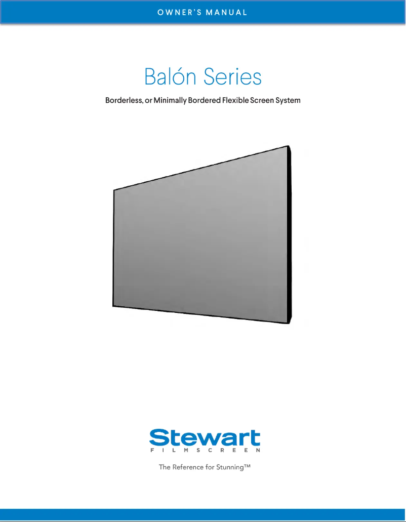 Page n°1 - Manuel utilisateur Stewart Balon Edge