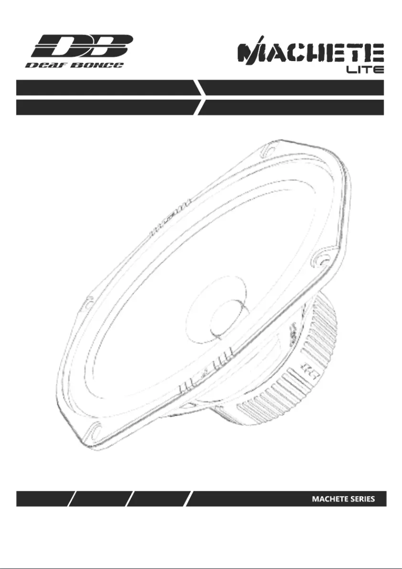 Image de la première page du manuel de l'appareil Machete MLH-60