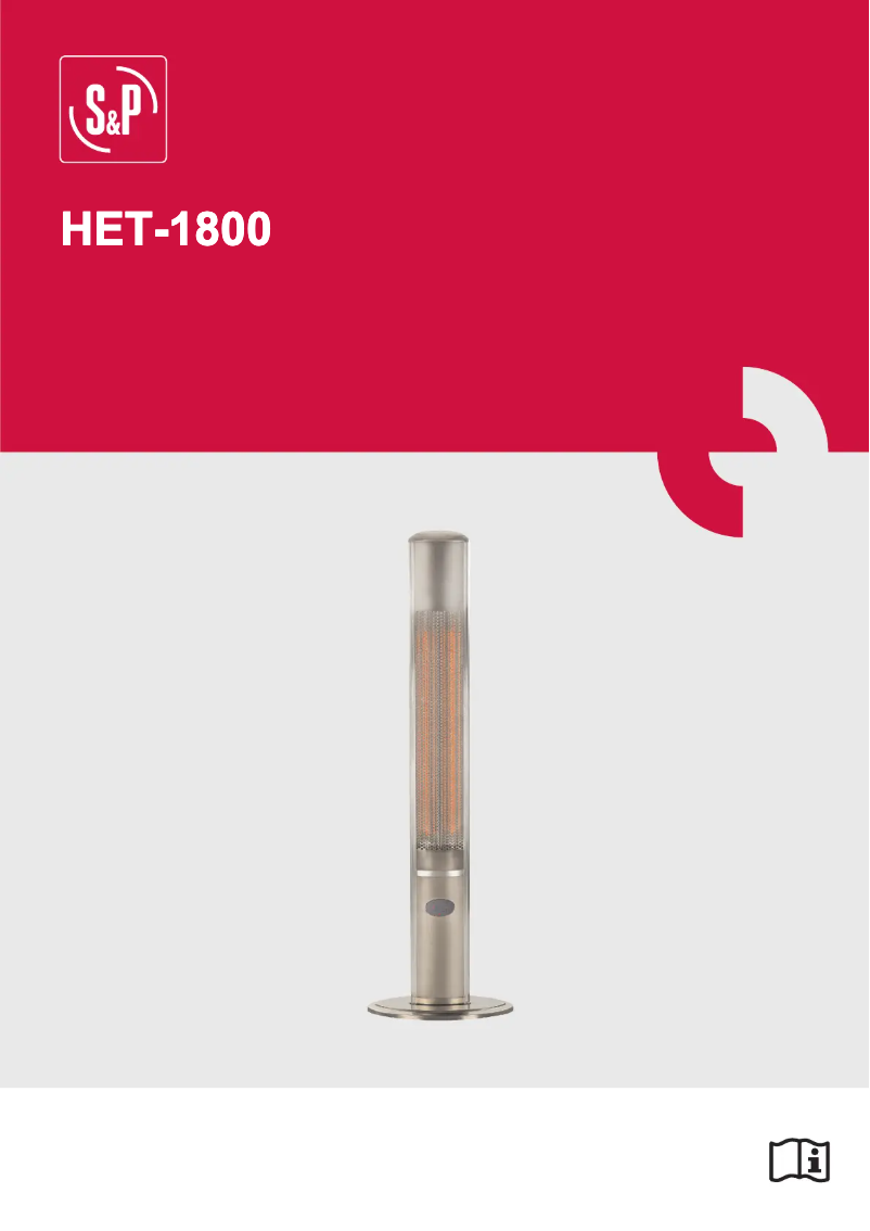 Page 1 de la notice Manuel utilisateur Soler & Palau HET-1800