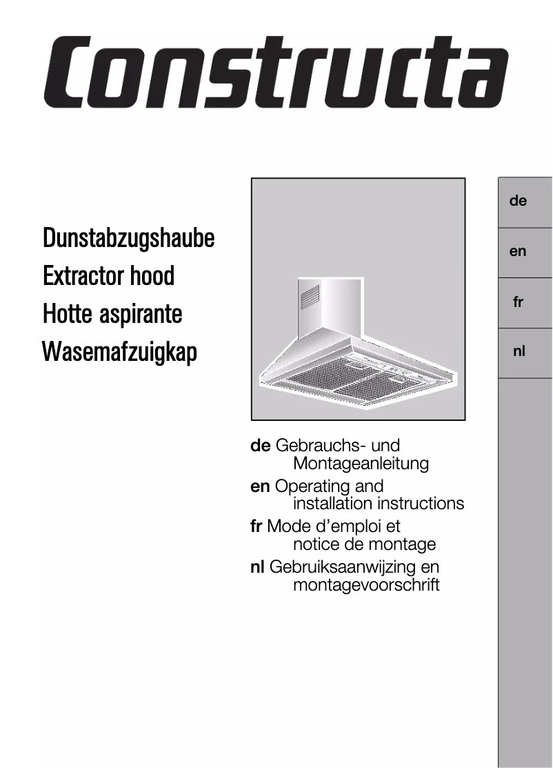 Image de la première page du manuel de l'appareil CD616050