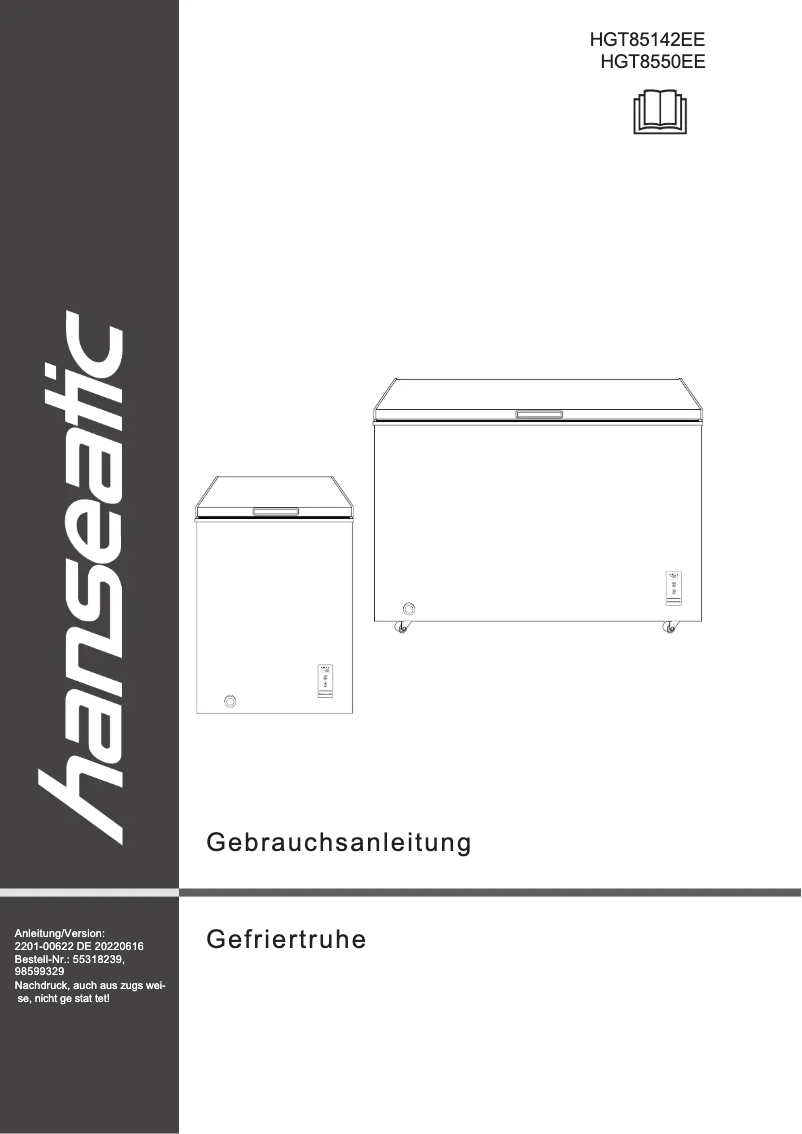 Imagen de la primera página del manual del dispositivo HGT8550EE