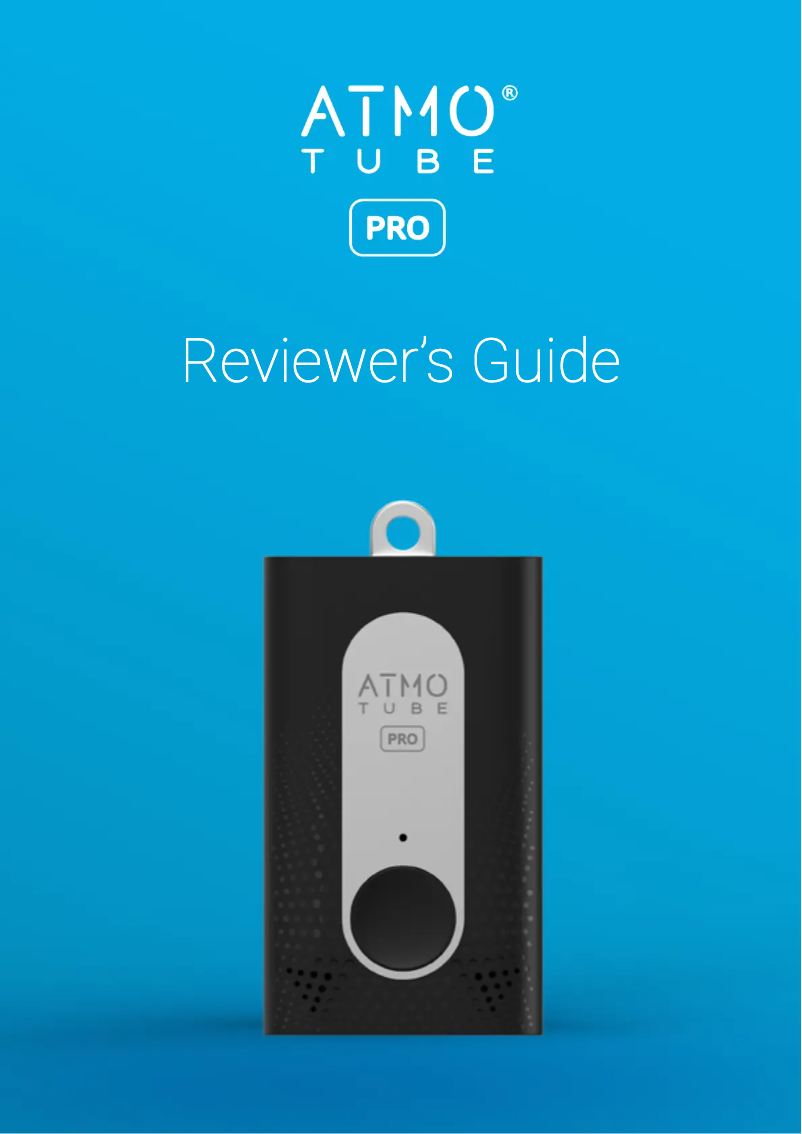 Page 1 de la notice Manuel utilisateur Atmotube Pro
