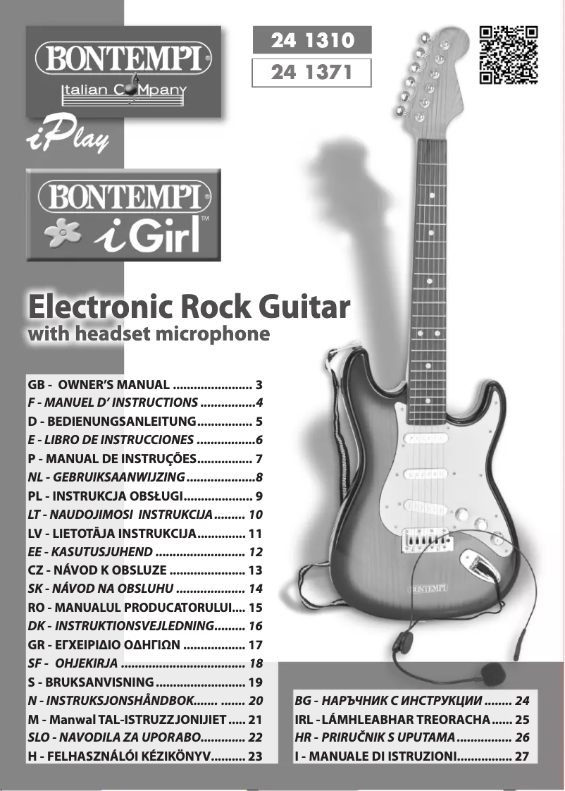 Image de la première page du manuel de l'appareil 24 1310