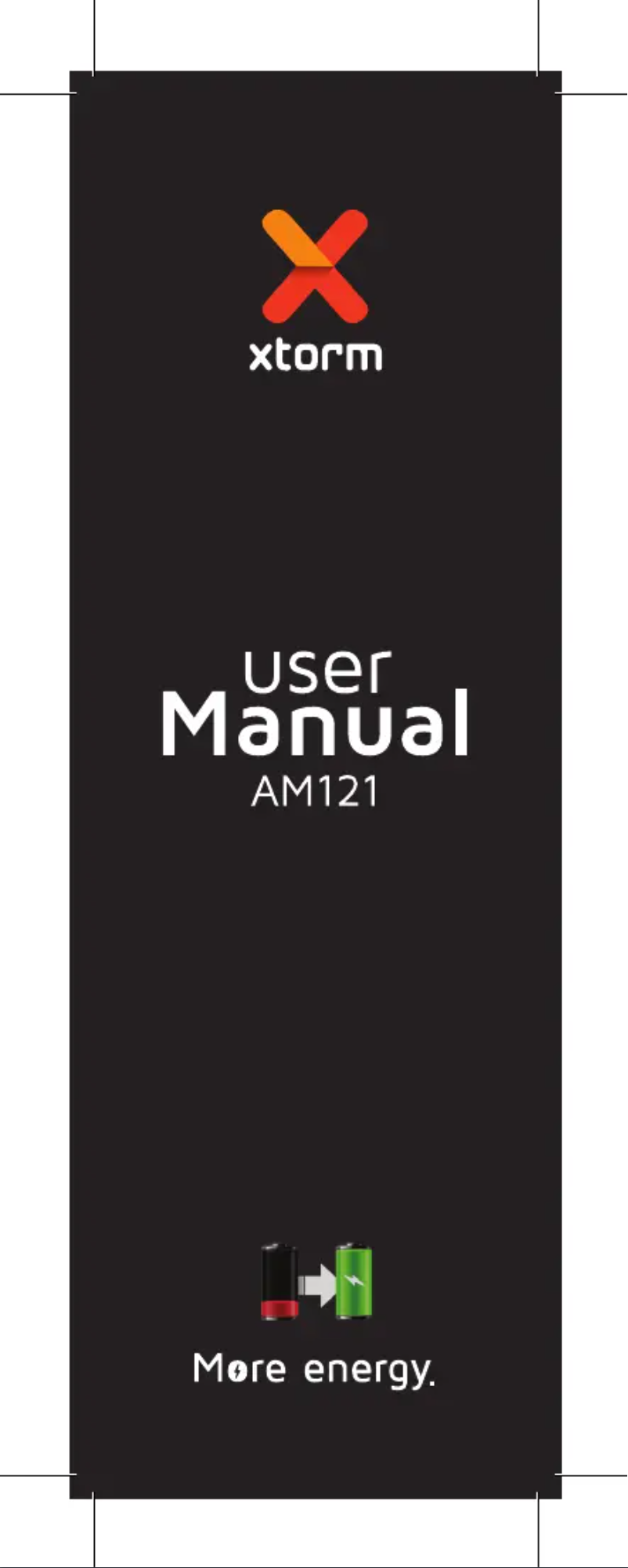 Page 1 de la notice Manuel utilisateur Xtorm AM121