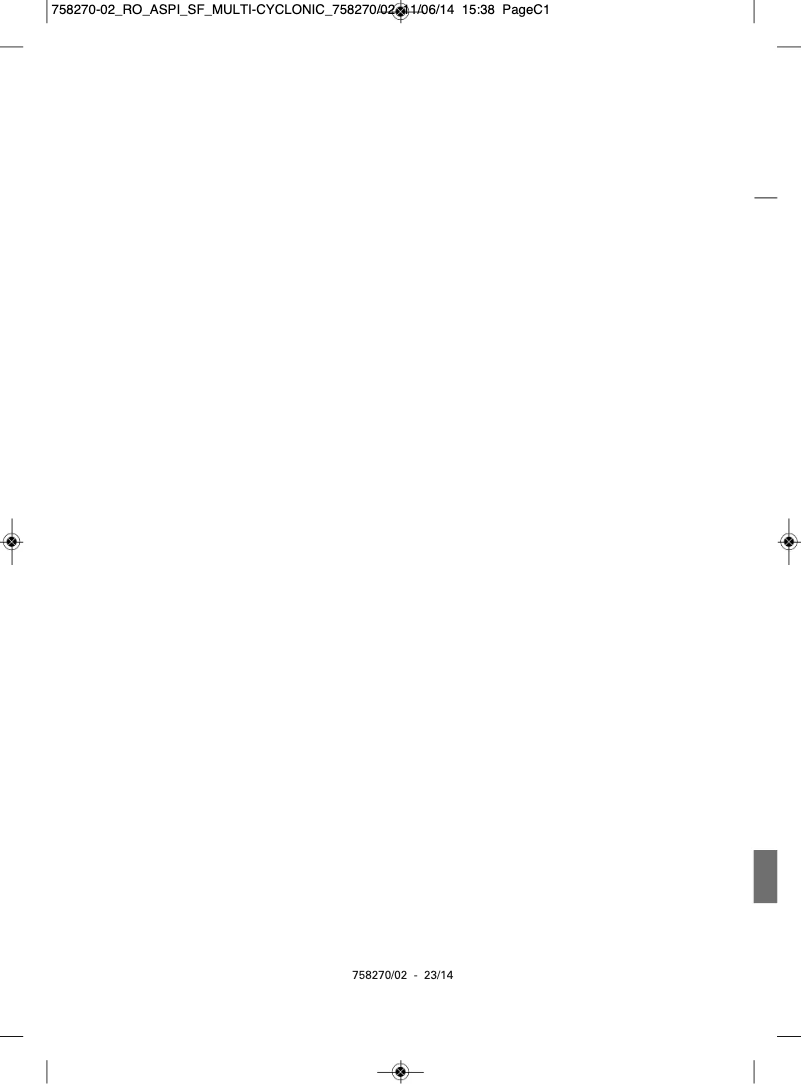 Page n°1 - Manuel utilisateur Rowenta RO8366EA