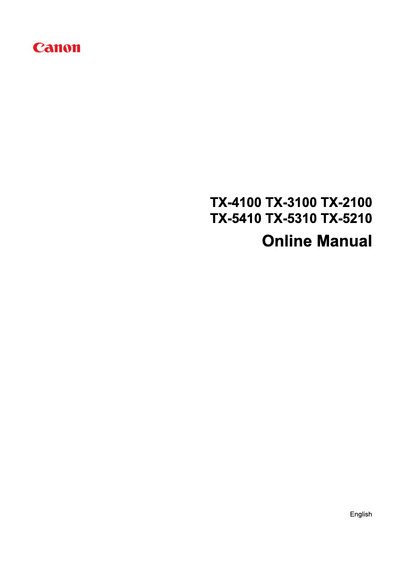 Page 1 de la notice Manuel utilisateur Canon imagePROGRAF TX-2100