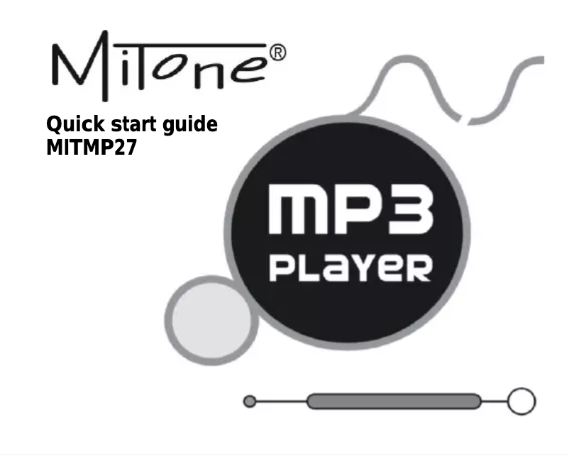 Image de la première page du manuel de l'appareil MITMP27 QSG