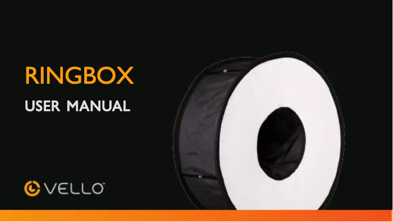 Page n°1 - Manuel utilisateur Vello Ringbox