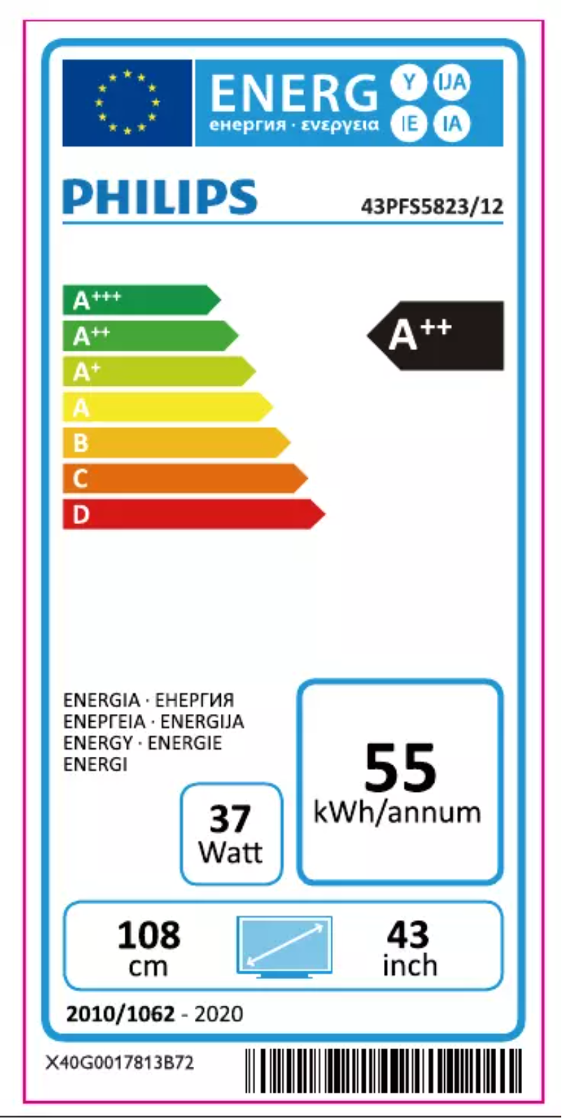 Image de la première page du manuel de l'appareil 43PFS5823