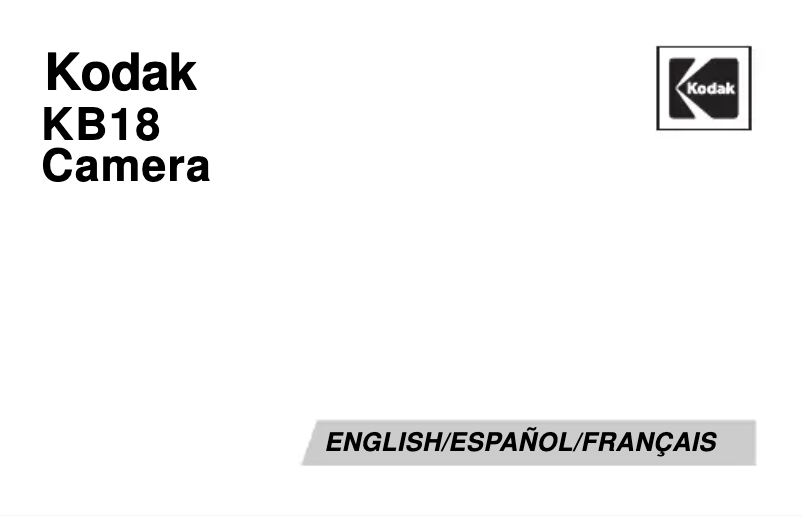 Image de la première page du manuel de l'appareil KB18