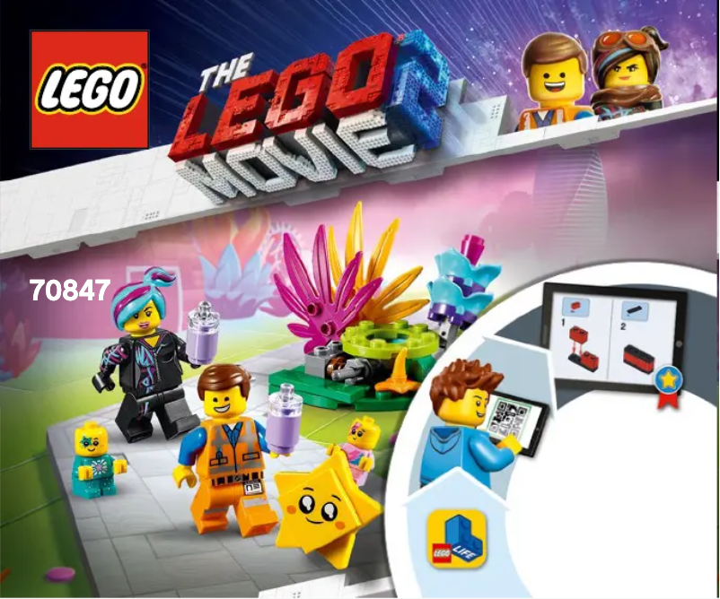 Page 1 de la notice Manuel utilisateur Lego Movie 2 70847