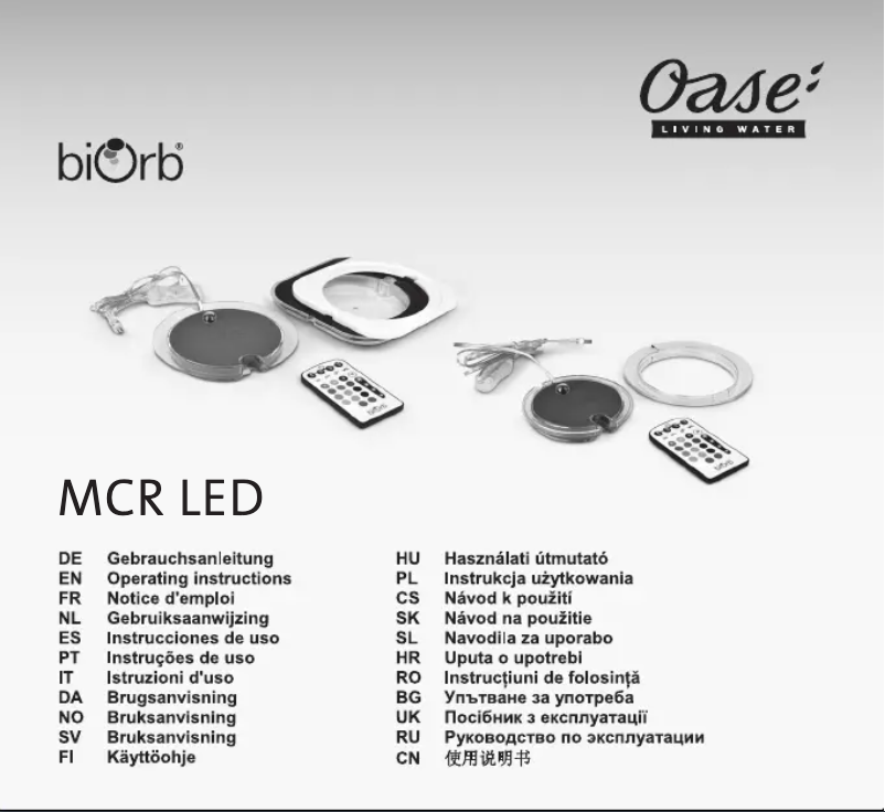 Página 1 del manual Manual de usuario Oase biOrb TUBE 35