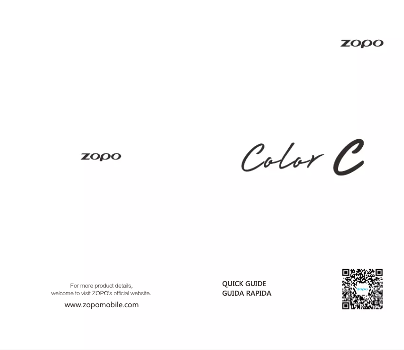 Image de la première page du manuel de l'appareil Color C