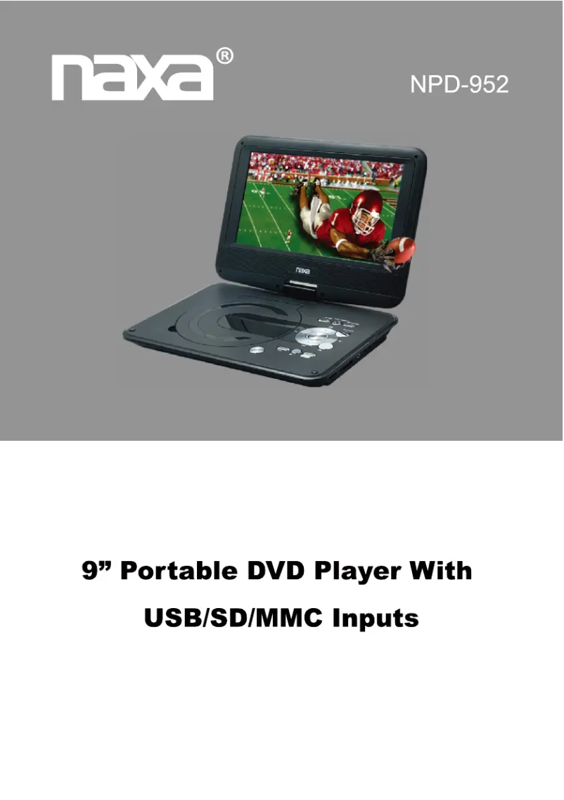 Imagen de la primera página del manual del dispositivo NPD-952